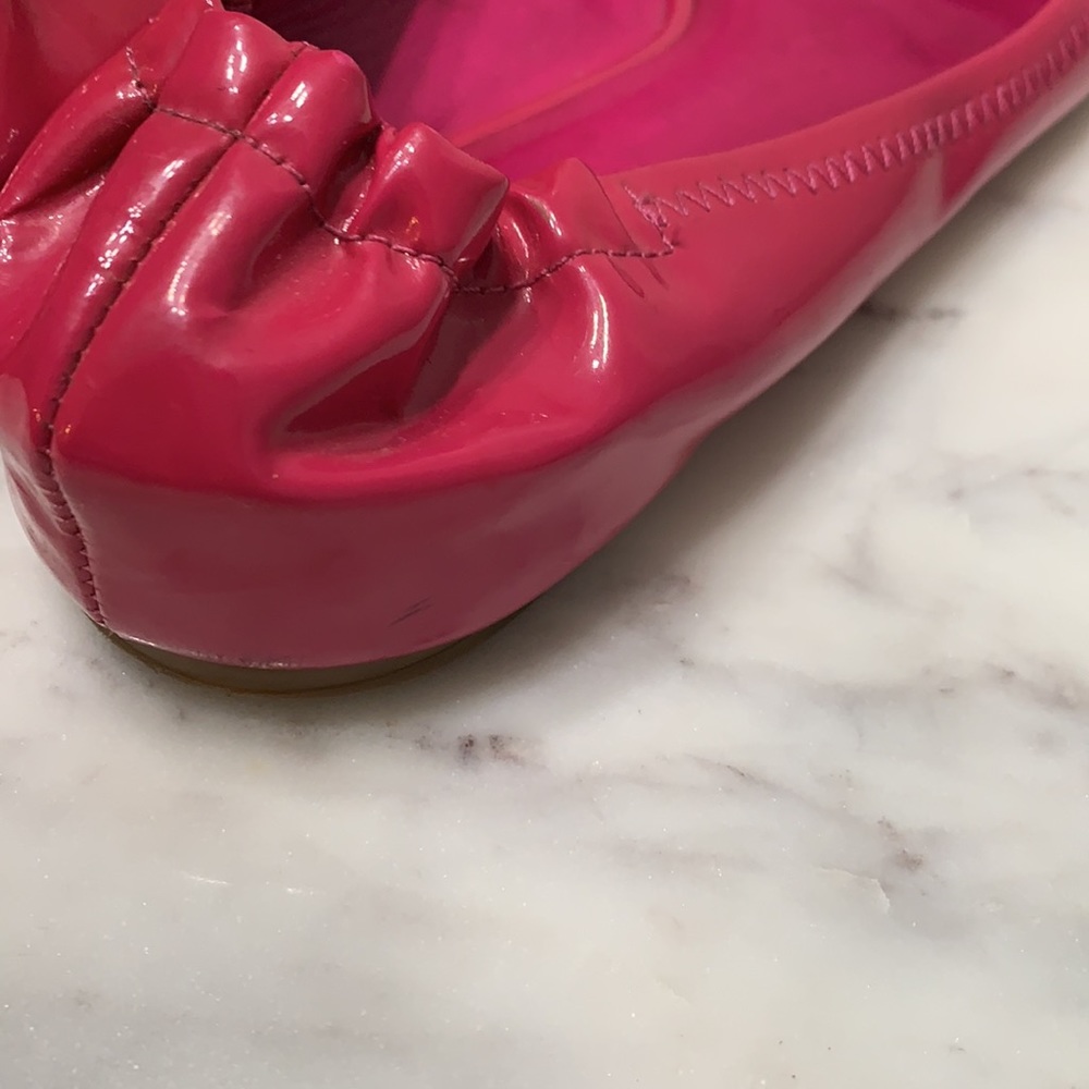 Tory Burch Raspberry Red Loafers - Picture 11 of 13